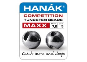 Tungstenov kuliky Hank Competition ... Tungstenov kuliky Hank Competition MAXX ern nikl (s vezem) 7,2 mm, 5 ks