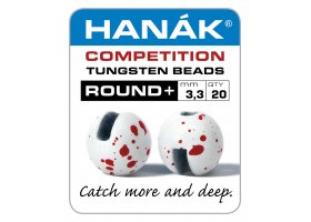 Tungstenov kuliky Hank Competition ... Tungstenov kuliky Hank Competition ROUND+ Bl s ervenmi flky 2,8 mm, 20 ks