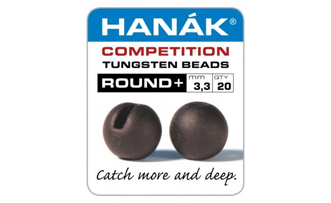 Tungstenov kuliky Hank Competition ROUND+ Hnd matn Tungstenov kuliky Hank Competition ROUND+ Hnd matn 2,8 mm, 20 ks