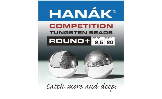Tungstenové kuličky Hanák Competition ROUND+ Stříbrná Tungstenové kuličky Hanák Competition ROUND+ Stříbrná 2,0 mm, 20 pcs