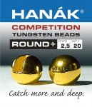 Tungstenové kuličky Hanák Competition ROUND+ Zlatá
