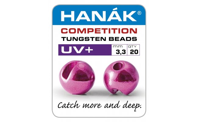 Tungstenov kuliky Hank Competition UV+ Tmav rov Tungstenov kuliky Hank Competition UV+ Tmav rov 2,8 mm, 20 ks