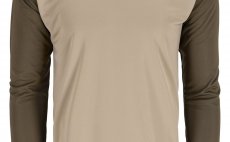 UV triko s dlouh�m ruk�vem Simms Tech Tee Artist Series Bass & Stone & Dark Stone