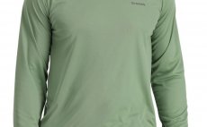 UV triko s dlouhm rukvem Simms Tech Tee Artist Series Trout Outline & Field