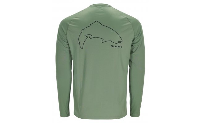 UV triko s dlouhm rukvem Simms Tech Tee Artist Series Trout Outline & Field UV triko s dlouhm rukvem Simms Tech Tee Artist Series Trout Outline & Field S