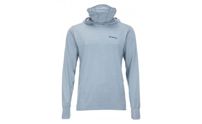 UV triko s kapuc� Simms SolarFlex Guide Cooling Hoody Steel Blue UV triko s kapuc� Simms SolarFlex Guide Cooling Hoody Steel Blue S