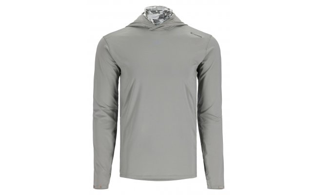 UV triko s kapuc� Simms SolarFlex Guide Hoody Cinder & Regiment Camo Cinder UV triko s kapuc� Simms SolarFlex Guide Hoody Cinder & Regiment Camo Cinder S