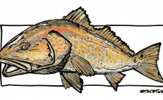 UV triko Simms Solar Tech Tee Redfish Sterling