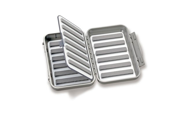 Vodot�sn� krabi�ka na mu�ky C&F Design Fly Case Medium 12-Row Waterproof Flip Page CF-25676 Vodot�sn� krabi�ka na mu�ky C&F Design Fly Case Medium 12-Row Waterproof Flip Page CF-25676 sv�tle �ed�