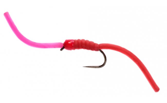 Wiggly Worm dvoubarevn erveno-rov B/P Wiggly Worm dvoubarevn erveno-rov B/P, vel. 8