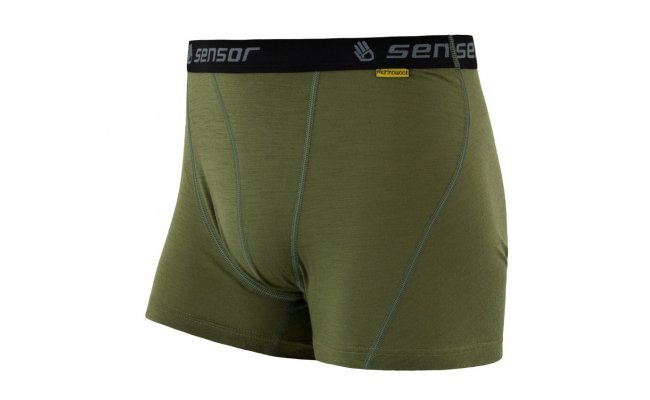 Funk�n� tren�rky Sensor Merino Active khaki Funk�n� tren�rky Sensor Merino Active khaki, S