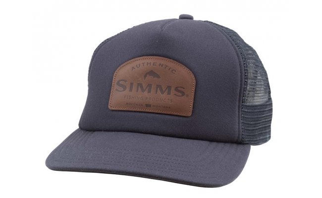 K�iltovka Simms Trucker Leather Patch Admiral Blue K�iltovka Simms Trucker Leather Patch Admiral Blue