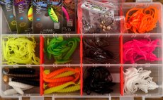 Sada nstrah na zvodn lov pstruh a siven RedBass