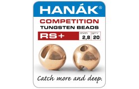 Tungstenov kuliky Hank Competition ... Tungstenov kuliky Hank Competition RS+ Metalick rov zlato 2,3 mm, 20 ks