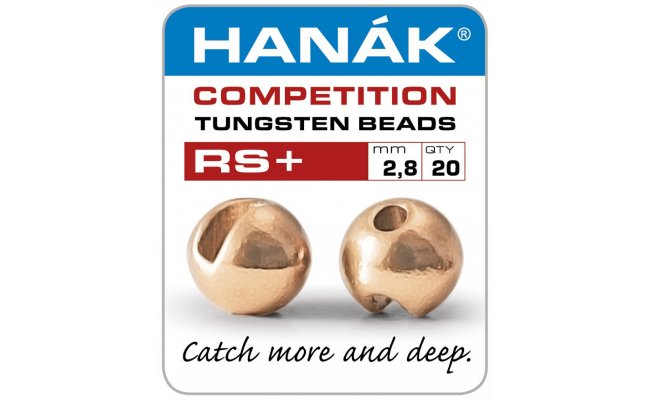 Tungstenov kuliky Hank Competition RS+ Metalick rov zlato Tungstenov kuliky Hank Competition RS+ Metalick rov zlato 2,3 mm, 20 ks