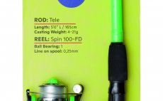 Rybsk set pro dti Little Viking Tele Combo zelen