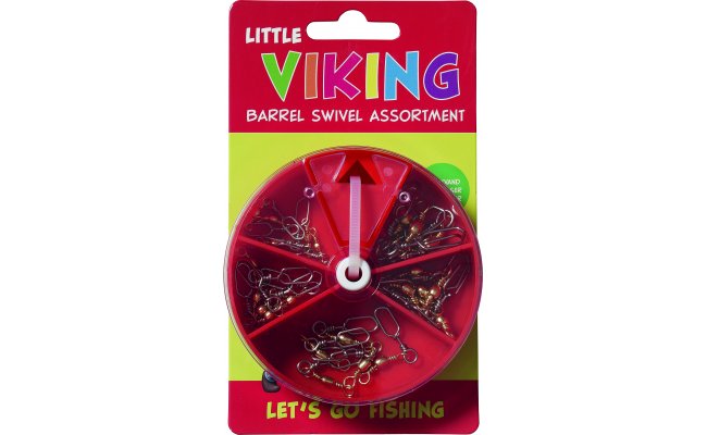 Zatenick sada karabinek pro dti Little Viking Barrel Swivel Assortment Zatenick sada karabinek pro dti Little Viking Barrel Swivel Assortment