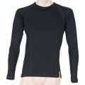 Funkční triko Sensor Merino DF černé - Přední strana