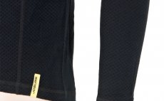 Funk�n� triko se zipem Sensor Merino DF �ern� - Materi�l