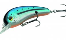 Plovouc wobler Kinetic Duå Blue Ice Flash