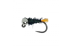 Tungstenov� jig Orange Tag se st��brnou ... Tungstenov� jig Orange Tag se st��brnou hlavi�kou pav� B/P, vel. 18