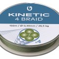 Splétaná šňůra Kinetic 4 Braid 150 m Dusty Green