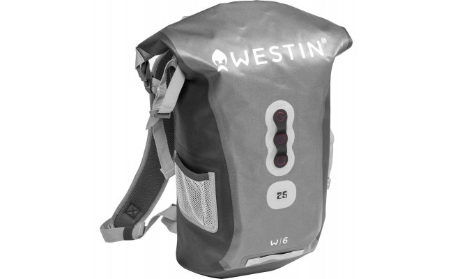 Vodovzdorn rolovac batoh Westin W6 Roll-Top Backpack Silver & Grey 25L Vodovzdorn rolovac batoh Westin W6 Roll-Top Backpack Silver & Grey 25L