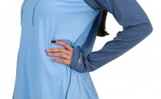 D�msk� ryb��sk� mikina Simms Bugstopper SolarFlex Hoody Cornflower Heather 