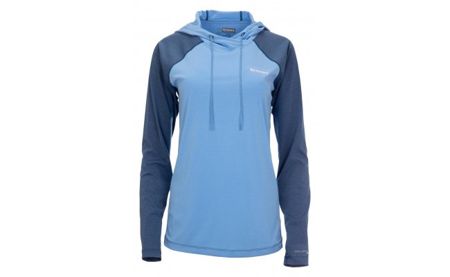 D�msk� ryb��sk� mikina Simms Bugstopper SolarFlex Hoody Cornflower Heather  D�msk� ryb��sk� mikina Simms Bugstopper SolarFlex Hoody Cornflower Heather XS