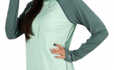 D�msk� ryb��sk� mikina Simms Bugstopper SolarFlex Hoody Opal Heather