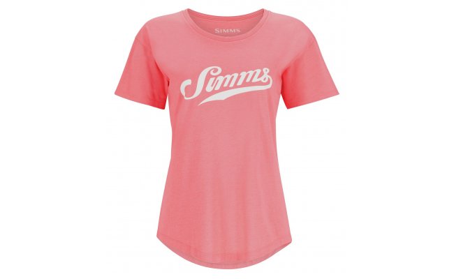 Dmsk triko Simms Script T-Shirt Gulf Coral Dmsk triko Simms Script T-Shirt Gulf Coral XS