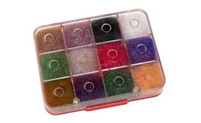 Dubbingov box Fulling Mill Tactical Microflash UV Dubbing Selection Dubbingov box Fulling Mill Tactical Microflash UV Dubbing Selection - Mix 12 barev