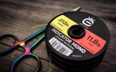 Dvoubarevn indiktor Cortland Bicolor Indicator Mono Leader Material 15,24 m