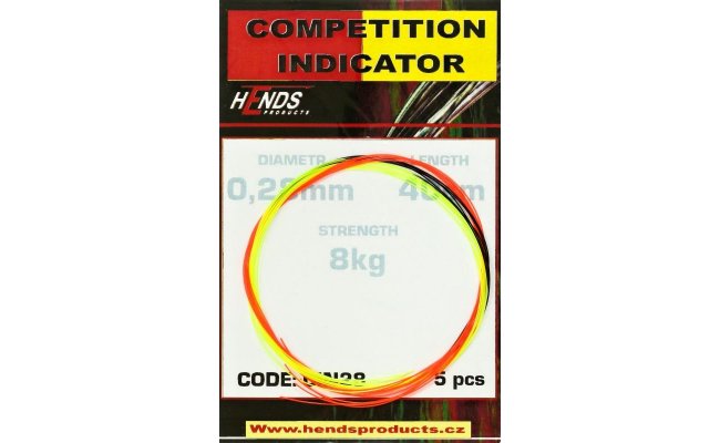 Dvoubarevn indiktor Hends Bicolour Competition Indicator 40 cm Dvoubarevn indiktor Hends Bicolour Competition Indicator 40 cm, 0,18 mm, 2,0 kg