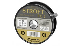 Fluorocarbonov vlasec Stroft FC2 50 m Fluorocarbonov vlasec Stroft FC2 50 m - 0,09 mm