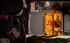 Krabika na muky Fulling Mill 6 Compartment Box Orange - V akci