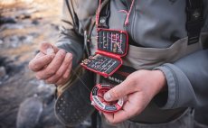 Krabika na muky Fulling Mill Fly Patch Red - V akci