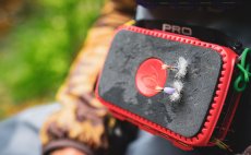 Krabika na muky Fulling Mill Fly Patch Red - V akci