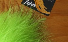 Marabou pe FlyBox Premium chartreuse