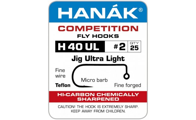 Mukask hek jigov Hank Competition Jig Ultra Light (H40UL) Mukask hek jigov Hank Competition Jig Ultra Light . 2, 25 ks (H40UL)