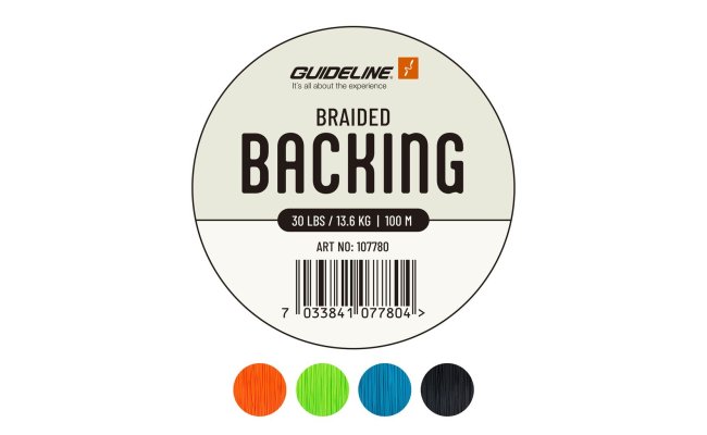 Podkladová šňůra Guideline Backing 13,6 kg / 100 m Podkladová šňůra Guideline Backing 100 m oranžová; 13,6 kg