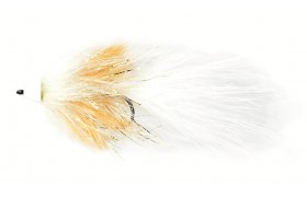 Pstruhov streamer Wooly Bugger s knick ... Pstruhov streamer Wooly Bugger s knickou hlavikou bl, vel. 4