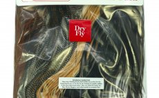 Plky kohoutch sedlovch skalp Whiting Introductory Hackle Pack Four 1/2 Saddles