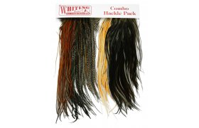 Plky kohoutch sedlovch skalp Whiting ... Plky kohoutch sedlovch skalp Whiting Introductory Hackle Pack Four 1/2 Saddles