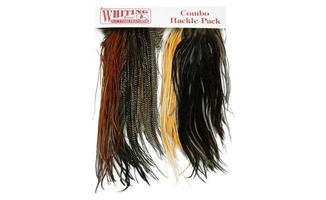Plky kohoutch sedlovch skalp Whiting Introductory Hackle Pack Four 1/2 Saddles Plky kohoutch sedlovch skalp Whiting Introductory Hackle Pack Four 1/2 Saddles