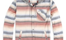 Ryb��sk� ko�ile Simms Santee Flannel Hoody Multicolored Stripe