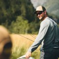 Rybářská kšiltovka Guideline Badge Trucker Forest - V akci