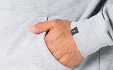 Rybsk mikina s kapuc Guideline Scandi Grey Melange