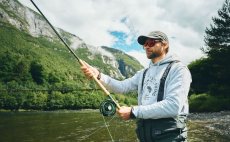 Rybsk mikina s kapuc Guideline Scandi Grey Melange