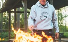 Rybsk mikina s kapuc Guideline Scandi Grey Melange